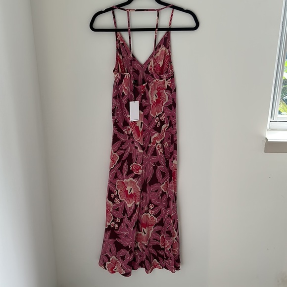 Equipment LIMITED EDITION Hawaiian violet floral multi Alianna Dress size s - Picture 6 of 6